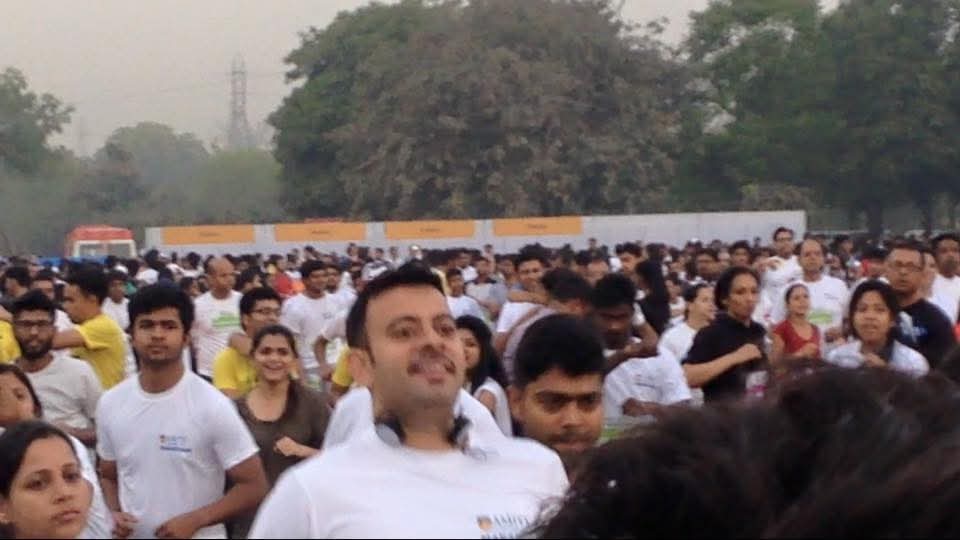 Amity Marathon Warm-Up — Guiding thousands of runners at the start line