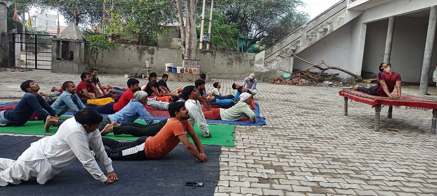 Kaivalya Foundation camp — Village Yoga Camp: Community stretch & mobility session